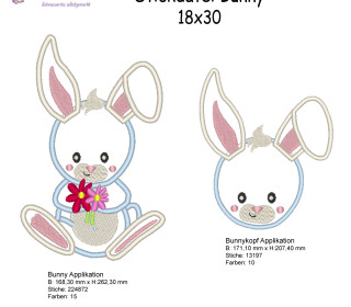 Stick Datei - Bunny 18x30